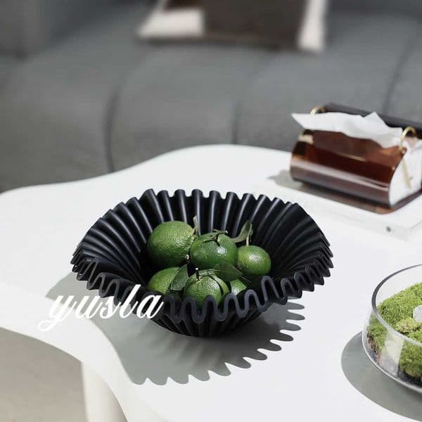 Overseas French-style dried fruit tray living room coffee table dining room model room fruit bowl simple decorative ornament L260606