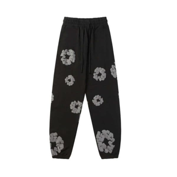 Denimi Tear Hoodie Sweatpants Foam Cotton Wreath Print Graphic Pullover Oversized Loose Drop Shoulder Soft Fabric Tracksuit Unisex Vintage Casual Clothing Ca5