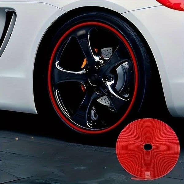 Universal protection strip, ABS wheel hub trim, used to prevent scratches on road edges and wheels ddmynov
