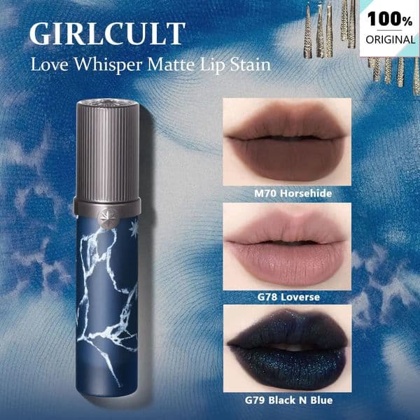 Girlcult Love Whisper Matte Lip StainVelvet Lip CreamLightweight Non-DryingLong-Lasting Pigmentation BeginningSeasonal 260609