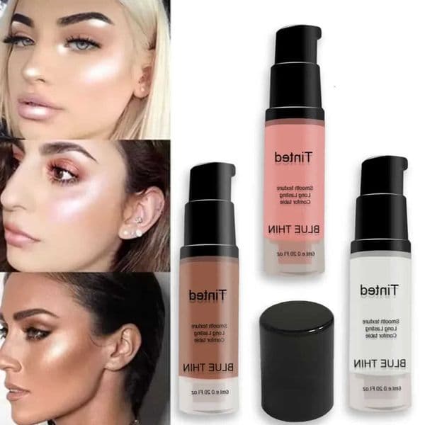 Colors Fashion High Gloss 3 Highlighter Powder Spray Glitter Shimmer Sparkle Makeup for Face And Body - Beauty Highlight SprayR260610