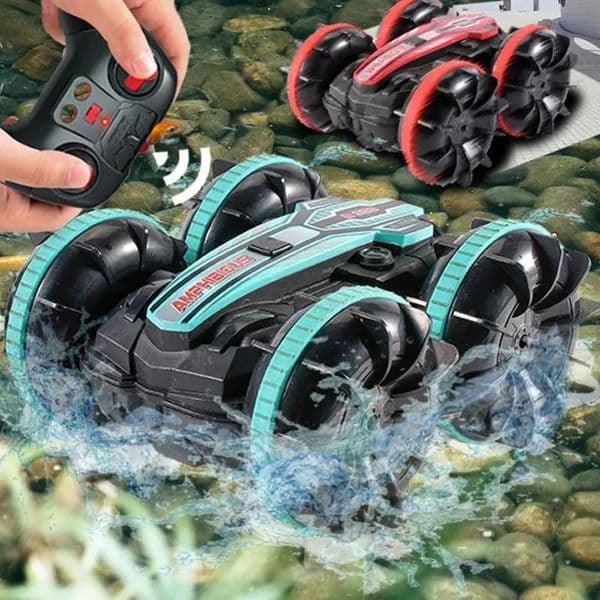 2026 New 360 Rotate Rc Cars Remote Control Stunt Car Dual Sides Driving On Water And Land Amphibious Electric Toys For Children Boys Kids Toys 22