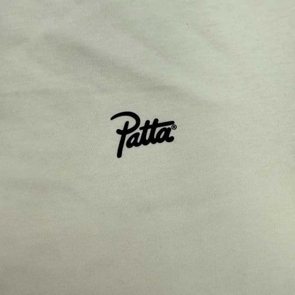 26SS High Street Fashion Letter Print Patta T-Shirt American Style Simple Pure Cotton PATTA Short Sleeved C260610