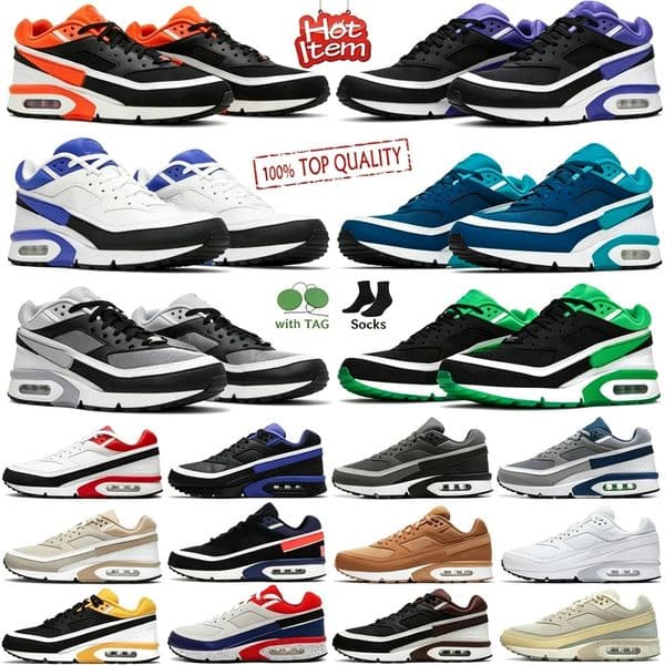 Designer OG Bw Running Shoes Men Sneakers Black White Persian Violet Grey Midnight Navy Sport Red Marina Lyon Hemp Wheat Mens Womens Outdoor Sports Trainers