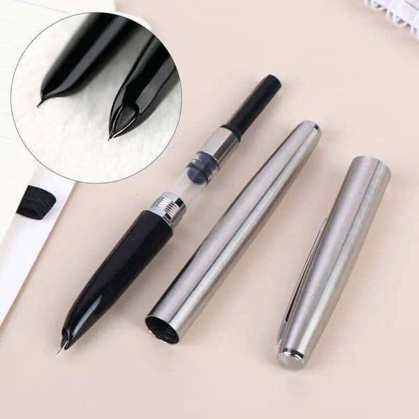 911 Steel Fountain Pen 0.38mm Extra Fine Nib for Professional Smooth Inking in Business Settings 26Y0610