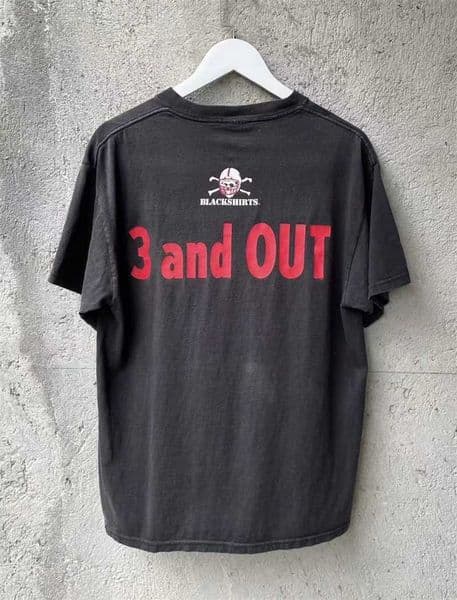 Summer New Vintage Slogan Printed Pattern Washed Round Neck Short Sleeved High Street Casual Loose Pure Cotton Sports T-shirt C260610