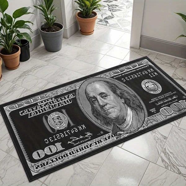Piece One Of a Dollar-Pattern Long-Shaped Carpet For The Entrance Room Corridor Halloween And Thanksgiving Floor Mat Home Decor D260610