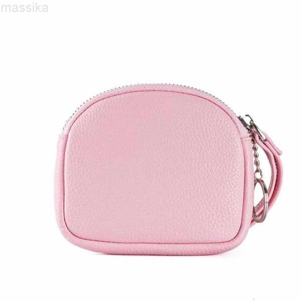 Portable Lanyard with Wrist Handheld Wallet Solid Color Mini Zipper Coin Purse Korean Style Earphone Pouch Small Item Bag TravelR260610