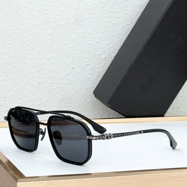 New Chro~ CH8153 Eyewear Designer Sunglasses Luxury Brand Top Quality Fashion Classic UV400 Square Titanium Frame for Men Women With Original Box Size 55-19-147