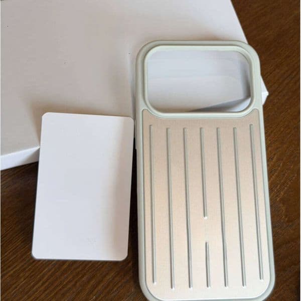 Rimowalugage Phone Case Rim Phone Case Coque Telephone Luxe Suitable For I 17 Pro Max Silver Top Version Protective Cover Polycarbonate Aluminum Cover