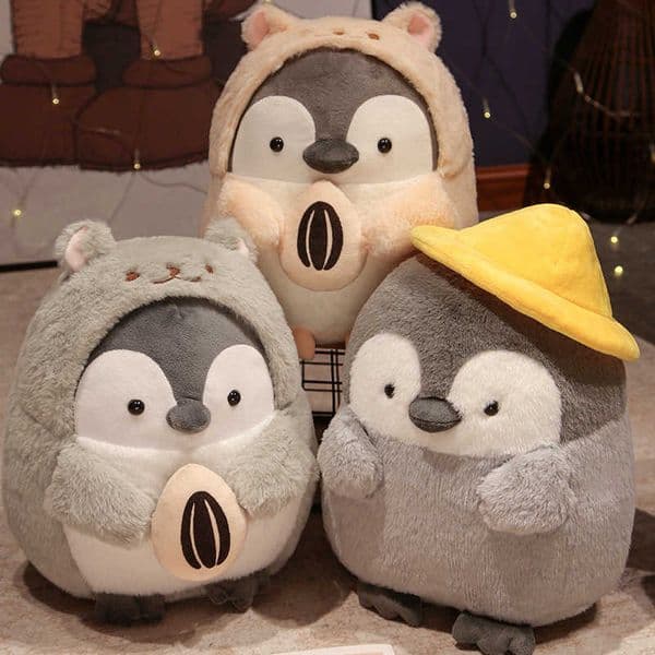 Plush Toy Stuffed Super Soft Cute Penguin Doll Customized Kawaii Character PP Cotton Comforter for Birthday Youth L260610STPG