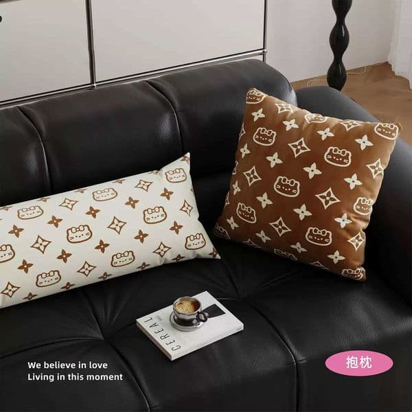 French-style luxury pillowcase cushion for living room sofa large cushion for sleeping long pillow for bed backrest and lumbar pillow L260606