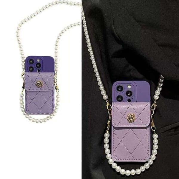 2026 New Dhgargets Dark Purple Card Holder Compatible With Iphone 17 Case 14 Apple 12/13 Crossbody XS Bracelet 15 Pro outdoor Max Free Shipping 32