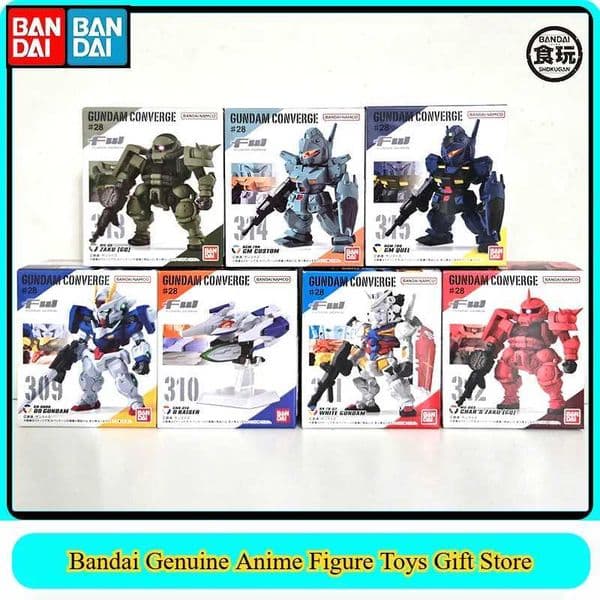Original Shokugan FW Converge 28 White OOR Zaku GM Action Figure Model Kit Collectible Toy Anime Gift L2606105TM0