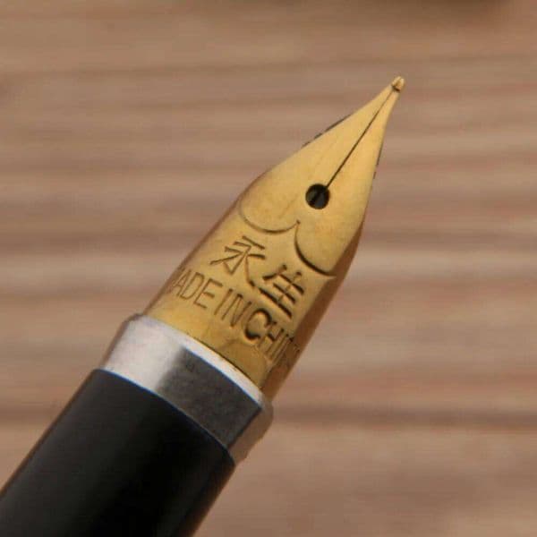 High Quality Yong Sheng 322 Fountain Pen Plastic Stainless Steel Black Old Style Nib Stationery Office School Supplies 26Y0610