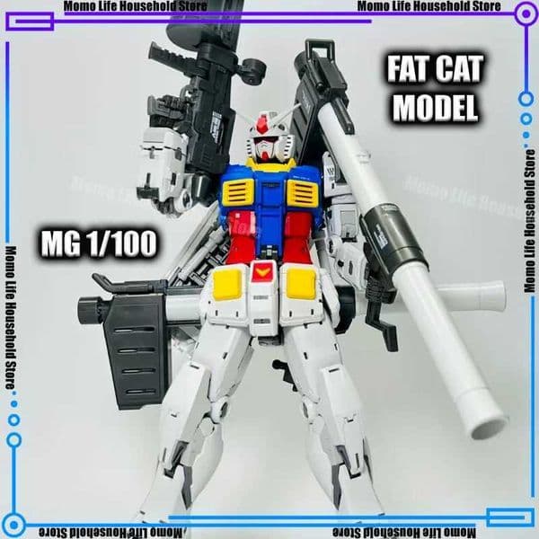 Stock FATCAT Model Rx-78-2 Mg 1/100 Scale Special Rg 1/144 20 Enlarged Assembly Model Kits Action Figure Gifts Toys L2606103UCT