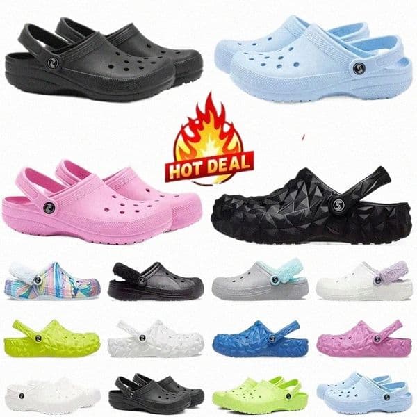 designer sandals hoes women kids men slides slippers crock clogs sliders Sandale waterproof summer beach outdoor shoes balck white pink fgf1122 u350#