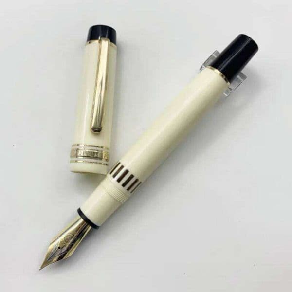 YongSheng JunLai 930 Fountain -Large No.9 F/M/B Iraurita Nib Gold/Silver Clip Resin Piston Writing Gift Pen School Supplies 26Y0610