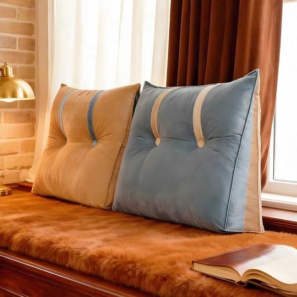 Lightweight living room sofa cushion bedroom headboard cushion soft cushion for tatami bay window waist support backrest L260606