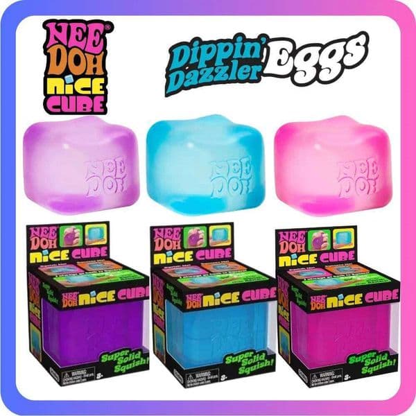 2026 Hot Schylling Needoh Nice Cube Stress Relief Sensory Toy for ADHD Focus and Anxiety Unisex Fidget Tool Soft Squishy Desk 26L0610
