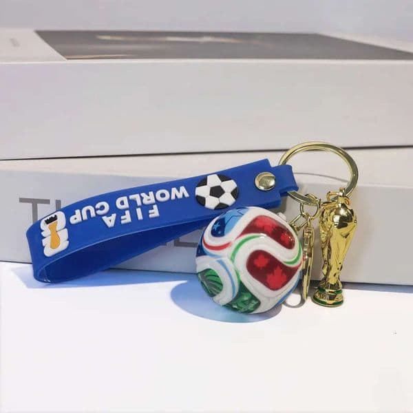 World Cup Football Keychain Fan Souvenirs Peripheral Gifts Throwing Dolls And Spelling Beans Pendant Free Shipping