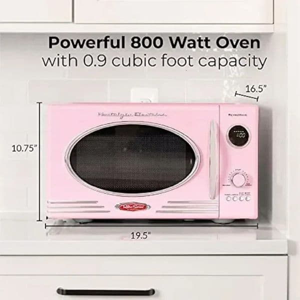 outdoor 2026 New Retro Countertop Microwave Oven Large 800-Watt 0.9 Cu Ft 12 Pre-Programmed Cooking Settings - Digital Kitchen Appliances Free Shipping 20264 264