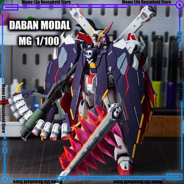 DABAN 6644 MG 1/100 XM-X1 Crossbone X-1 Full Cloth Assembly Model Kits Plastic skeleton Anime Action Figure Robot Plastic Model L260610RJC1