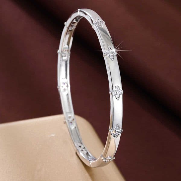 Synthetic Design Simple Zirconia Flowers Womens For Banquets And Gift-Giving Jewelry Accessories M260610