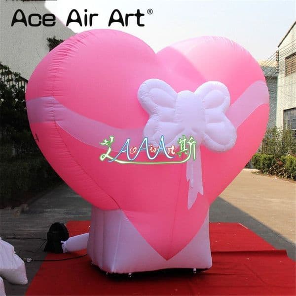 Free delivery Outdoor Activities advertising giant inflatable heart balloon ground balloons for sale