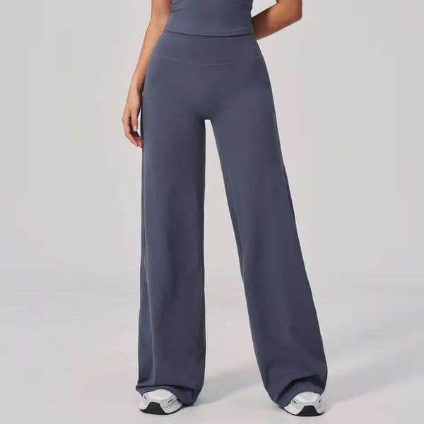 High Waist Yoga Women Butt Lift Flared Pants Straight Leg Bottoms Workout Gym Leggings Running Sports Trousers J260610