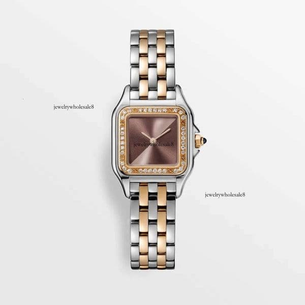 Fashion Stainless Steel Watch Couple Sizes Multiple Choices Diamond Setting Process Never Drills Colors Lasting Waterproof Treatment