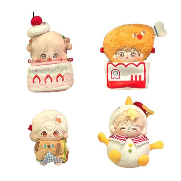 High-quality Customized 10CM Cute Doll Idol Peripheral Character Plush Stuffed Toy Cute Animal Toy Plush Kpop Doll L260610Y6PI