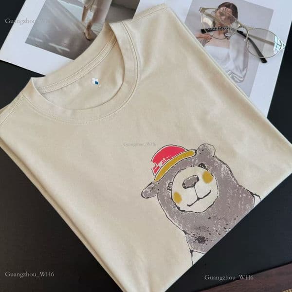 Mountain 2026 New Outdoor Printed Short Sleeve Multi Color 16 Color T-Shirt Loose Fit Versatile Unisex Cartoon Mountain Style 76