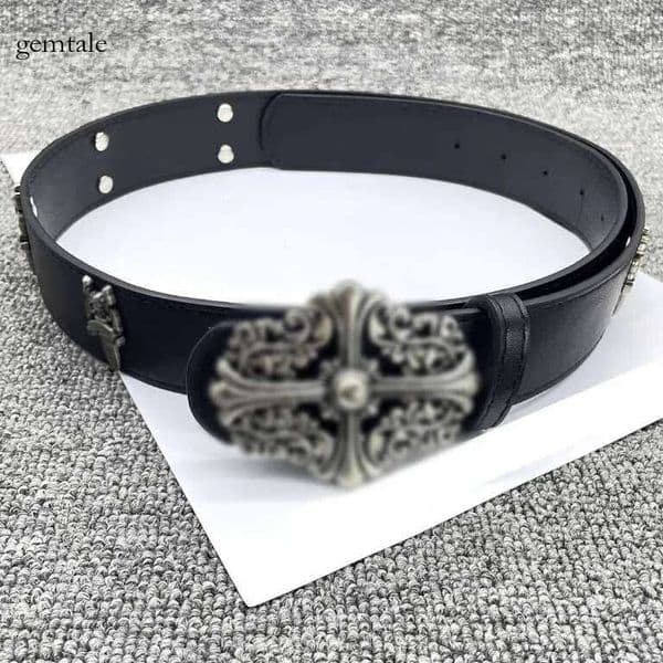 chrome designer belt Designer Classic High Quality Western Cowboy Popular Belts Womens Belt Vintage High Street Hip Hop Popular Fashionable Belt Gifts dc5