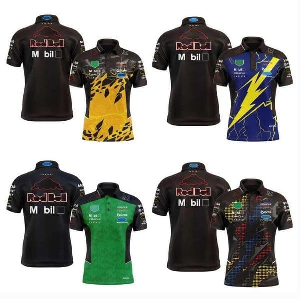 2026 Formula 1 Racing T-Shirt F1 Team Polo Shirt Driver Short-Sleeved Shirt -Racing Enthusiast Short-Sleeved Shirt Brand Logo Polo Shirt Racing Special Edition