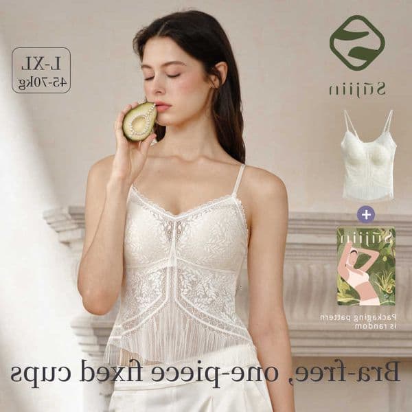 Tank SUJIIN Sexy Lace Camisole Tops Women 2026 Summer Sleeveless Beautiful Back Top Lady Simple Casual Tees Woman Clothing XD001 C260610