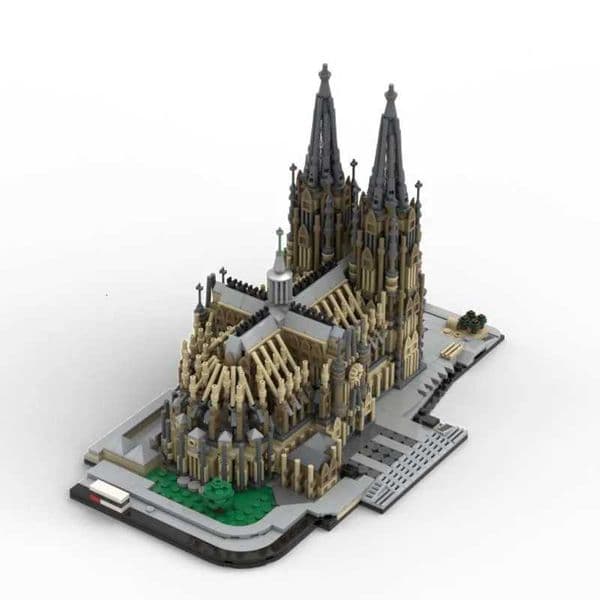 New 2059PCS City Hot Selling Street View Moc Modular Cologne Cathedral Model Building Block Diy Creative Ideas Toy Birthday GiftT260609