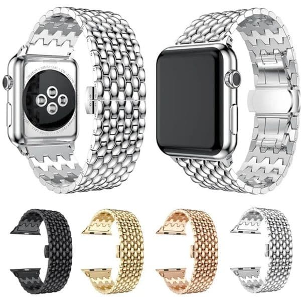2026 New For Apple Watch Band Dragon outdoor Patterned Metal Straps Fit Ultra 10 9 8 7 6 5 4 3 2 1 SE Strap Iwatch Series 38 40 41 42 44 45 46 49Mm Watchband Co 32