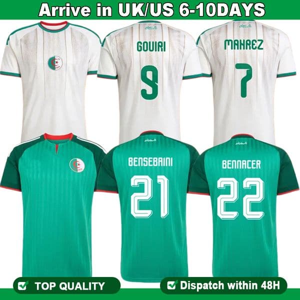 Algeria WorldCup 2026 MAHREZ Soccer Jersey 26/27 Gouiri Amoura Hadj Moussa Boudaoui Shirt ATAL BENSEBAINI BENNACER ABEID football kids kit Uniforms