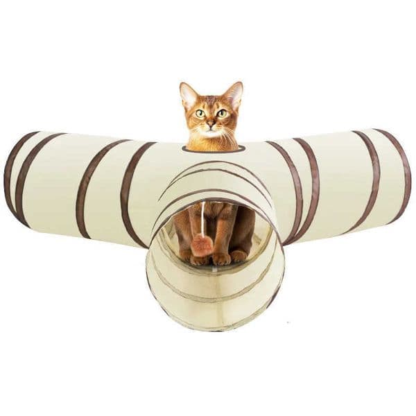 Ways Long T/Y Cat Tunnel Cat Play Tunnel Foldable Funny Interactive Indoor Play Toys Games Kitty Cubes Pet Supplies C260610