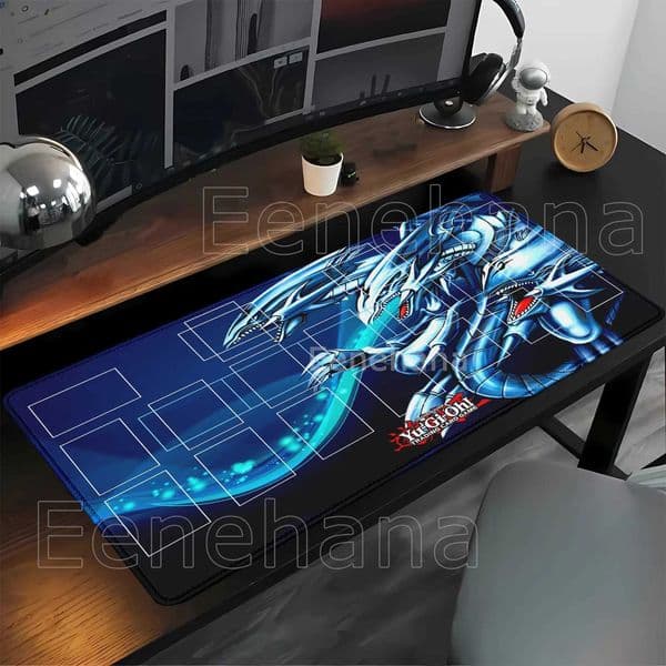 playmat Yu-Gi-Oh Mouse Pad Card Desk Mat 600x350mm Stitched Edge Board Game HD Printing Accessorie Trading Card Gaming Desk Mat Z260610