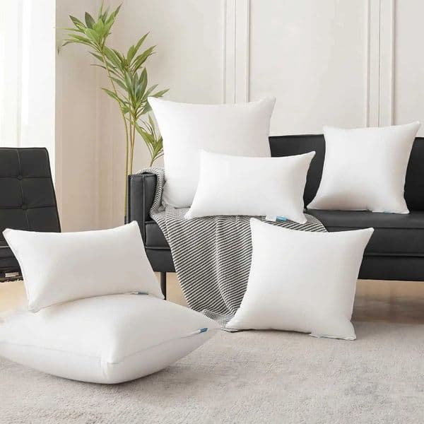 45x45cm 1/2Pcs 50x50cm 30x50cm Gift White Pillow Rectangle Cushion Inner Throw Pillow Insert Fluffy Plump Stuffer Cushion Pad L260606
