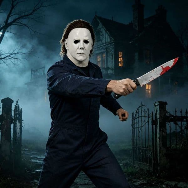 Halloween Mask Headgear McMeel Halloween Party Props Latex Ghost Face Character Cosplay L260611
