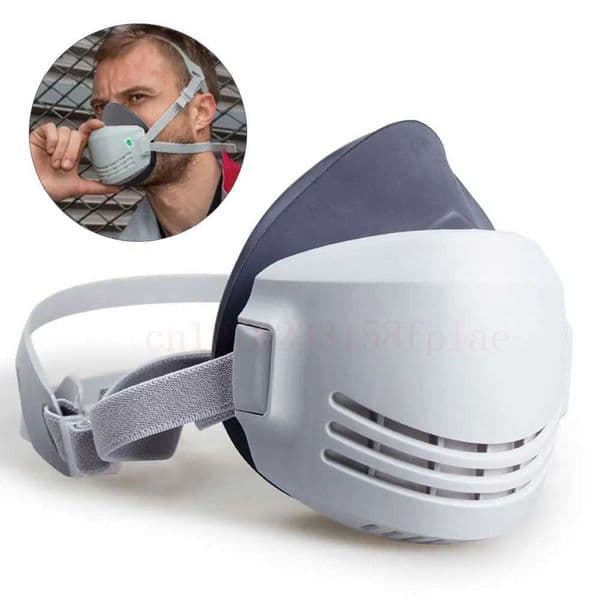 Dust-proof Reusable Washable Gas Mask Respirator Half Face Anti Haze Fog Safety Construction Grinding with 1201 Filter Cotton L260610