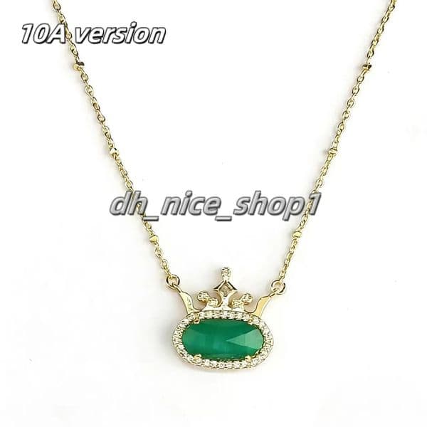 kendral scott Pendant Necklaces Designer Cross Bangles Necklace For Woman Jewerly kendral scott Crown Pendant Necklace Oval Clavicle Chain With Unique Design e62