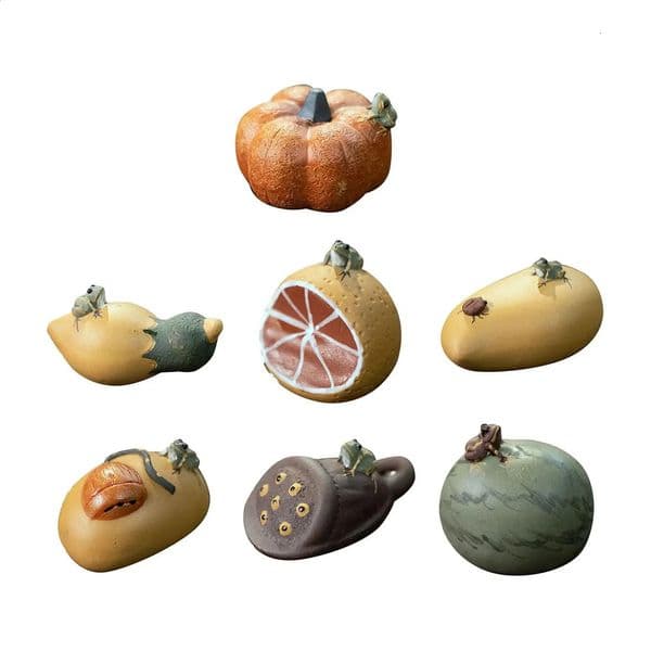 2026 Purple Clay Collectibles Lovely Small perfume Craftsmanship cologne Tea Pet Figurine For Shelf Cabinet Living Room Desktop Office Free Shipping 1030