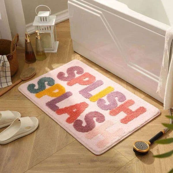 VIKAMA Adorable Plush Mat Soft And Comfortable Children'S Bathroom Modern Home Decor Rug 26Y0611