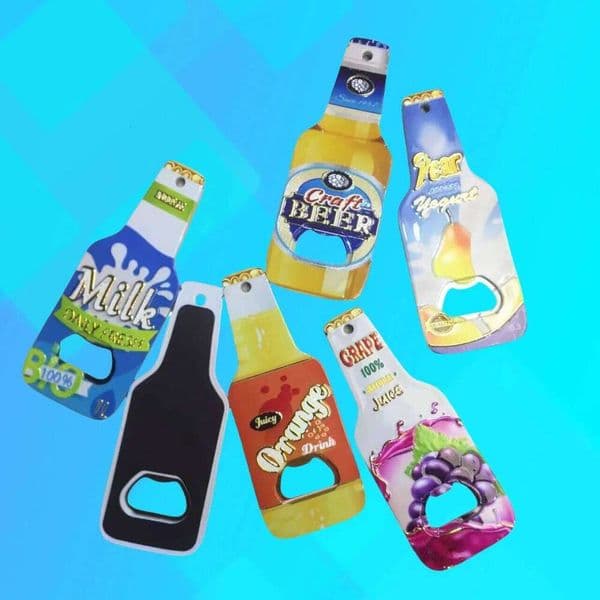 1Pc Beer Bottle Opener Home Kitchen Living Room Refrigerator Sticker Decoration Gift Choice for Friends 26L0611