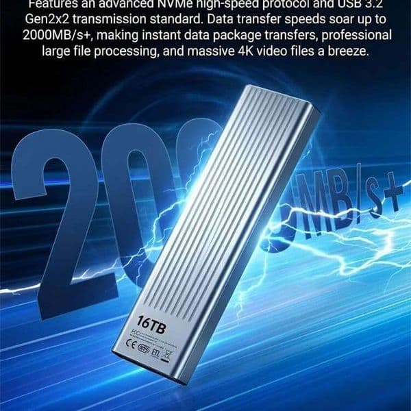 High Speed Mobile Solid State Upgrade 2TB 4TB T6B 8TB SSD Hard Drive
