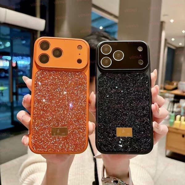 2026 New New Swan Luxury Bling Glitter Cases For Iphone 17 17Promax 16 Outdoor 15 14 Max 13 Pro Phone outdoor Case Swki Designer Plating Rhinestone Diamond Soft